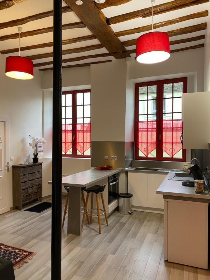 Le Gîte de Lancelot avec balnéo City Center Sens Exterior foto